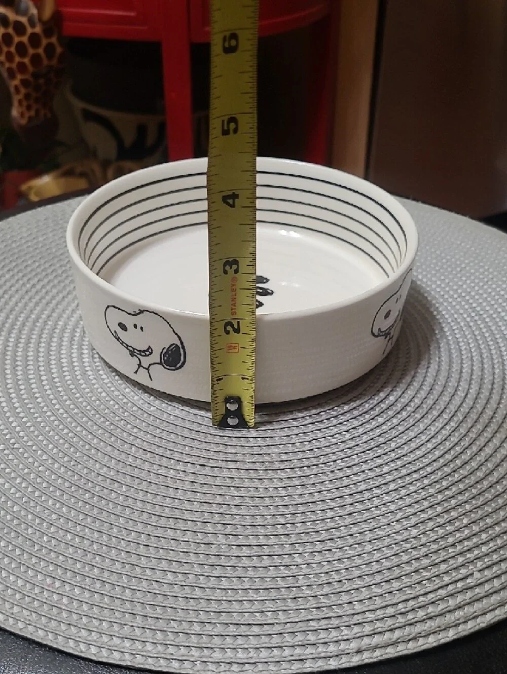 Peanuts Ceramic Pet Bowl